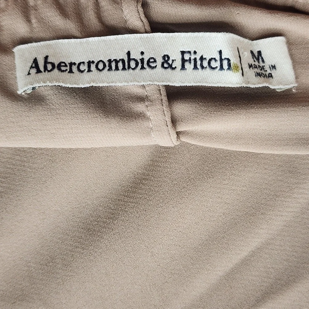 Abercrombie & Fitch Womens Ruffle Boho Flowy Summer Wedding Guest Maxi Dress M